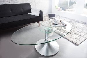 konferencny stolik sklo