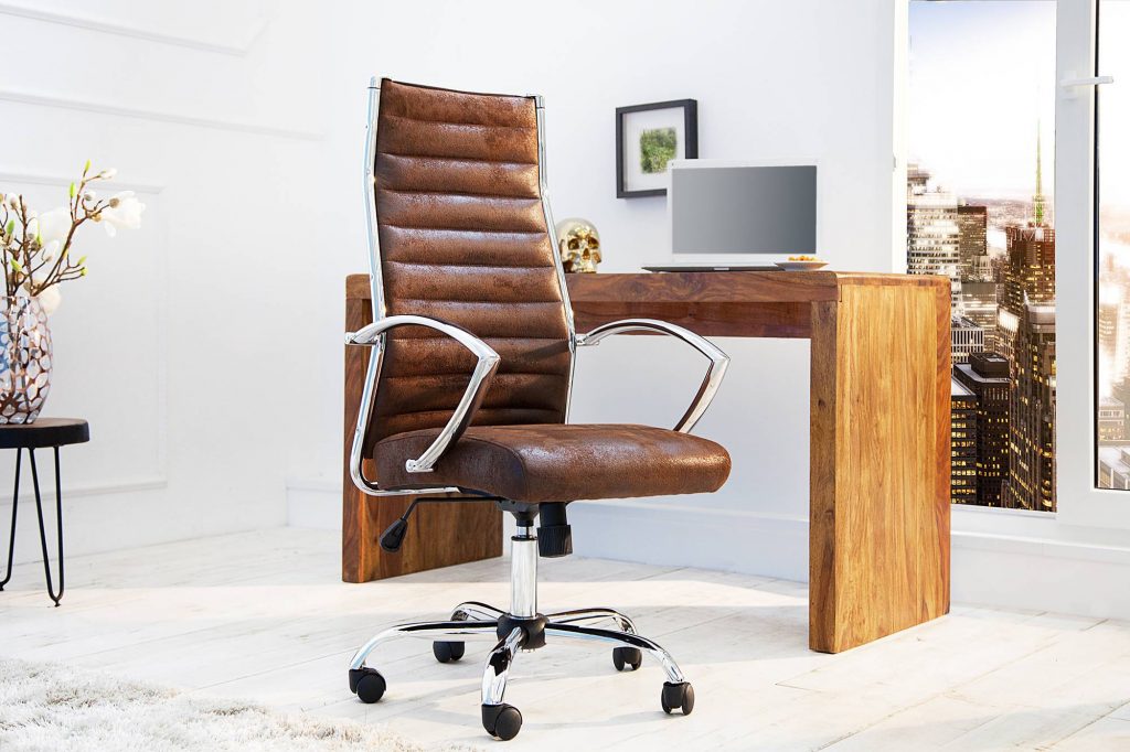 Kancelářská židle Boss Vintage hnědá