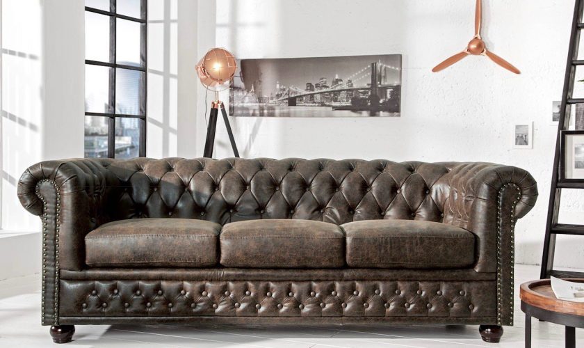 Trojsedačka Chesterfield Vintage II