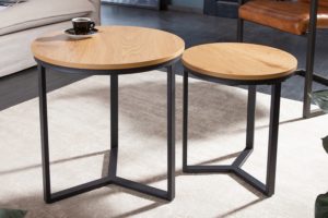 Set drevených konferenčných stolíkov